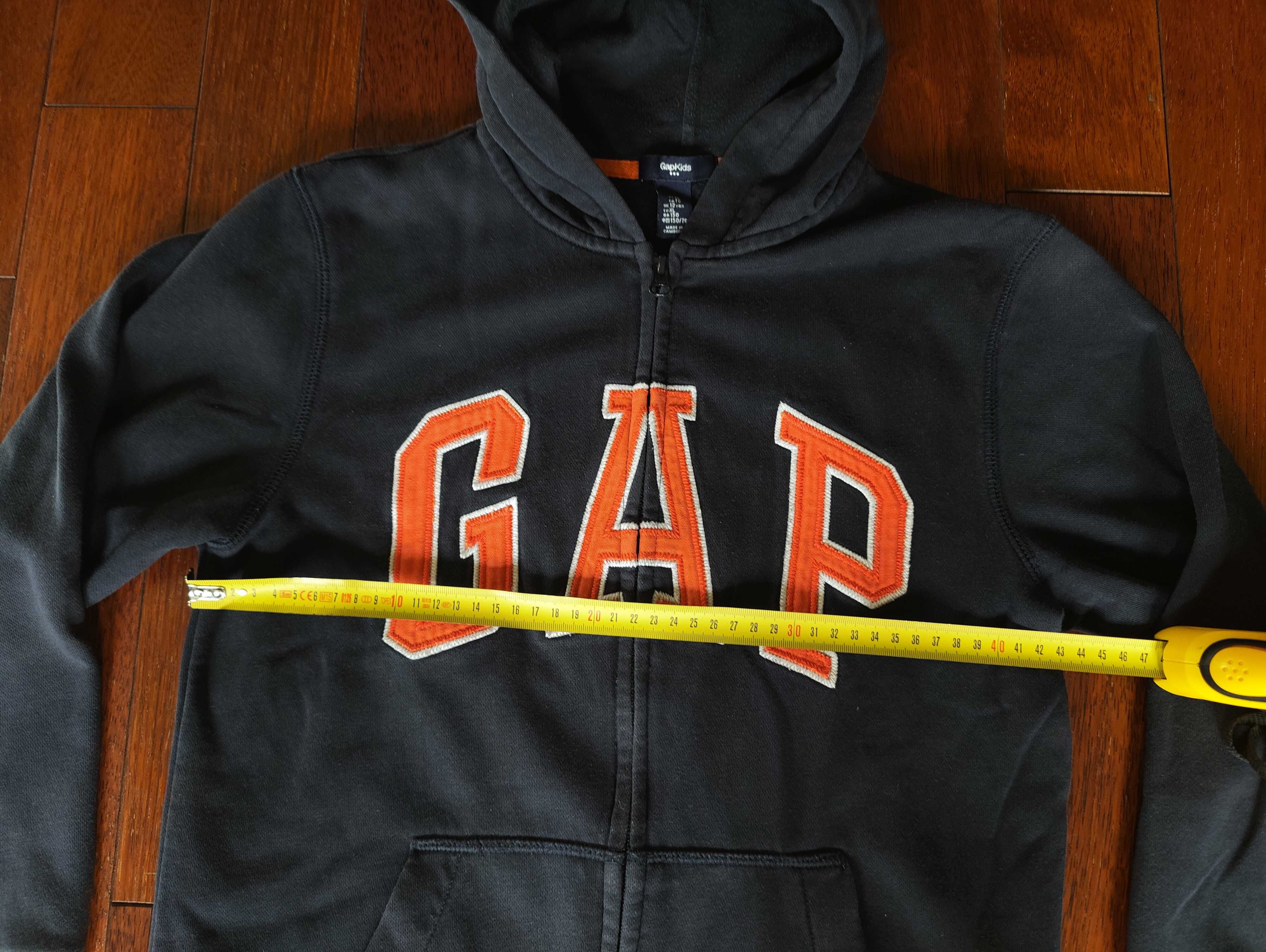 Bluza z kapturem GAP granatowa stan bdn wzrost 150
