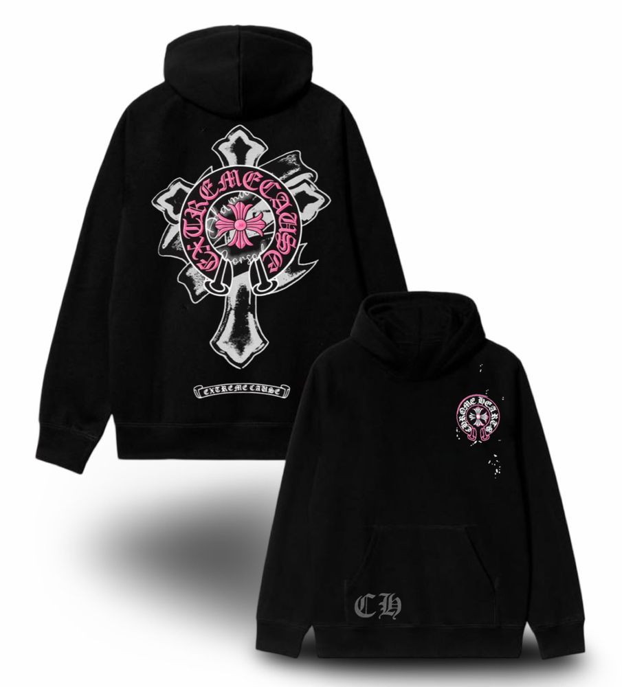 Худи Chrome Hearts Logo унисекс толстовка Хром Хартс новые модели New