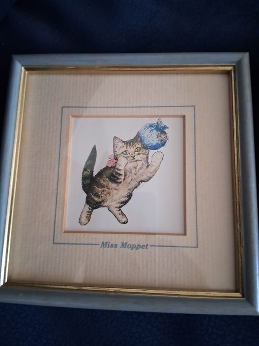 3 sztuki obrazków  serii 422 Beatrix Potter vintage series