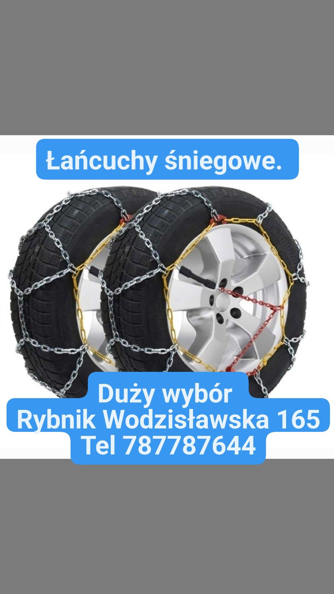 Łańcuchy śniegowe.