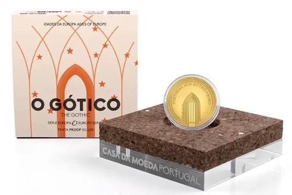 OURO PROOF 5,00€, O Gótico 2020