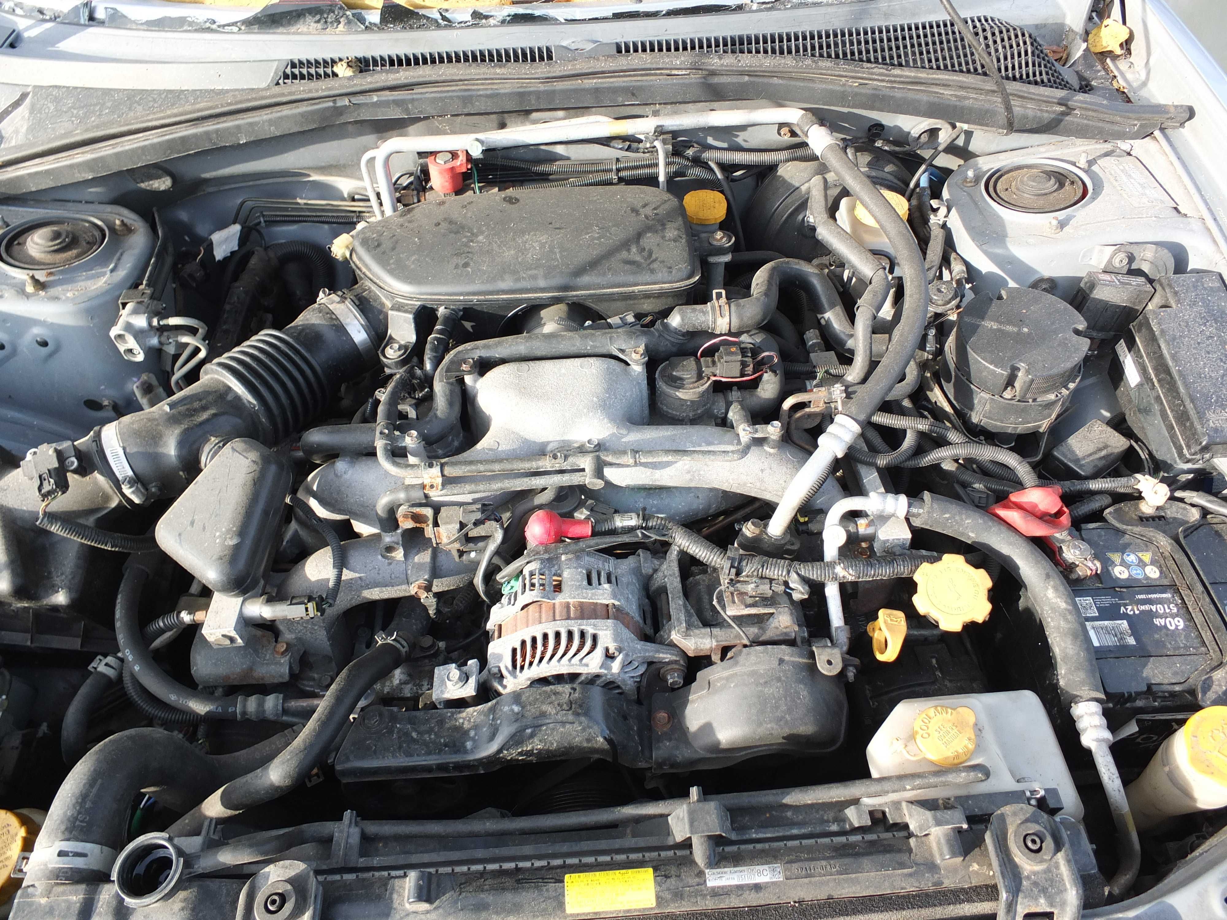 silnik EJ20F subaru forester 2.0 bi-fuel  2006r + uszkodzona karoseria