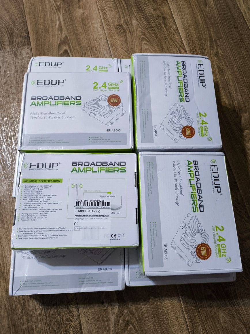 Підсилювач Wi-Fi EDUP 2,4 ГГц EDUP AB003-2.4G 8W Нові