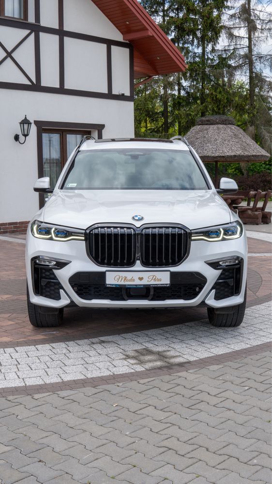 Auto do ślubu BMW x7