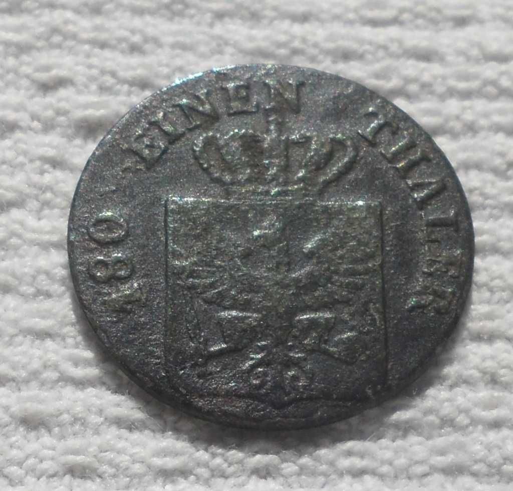 Prusy Niemcy Fryderyk IV Wilhelm 2 pfenninge 1842r.A