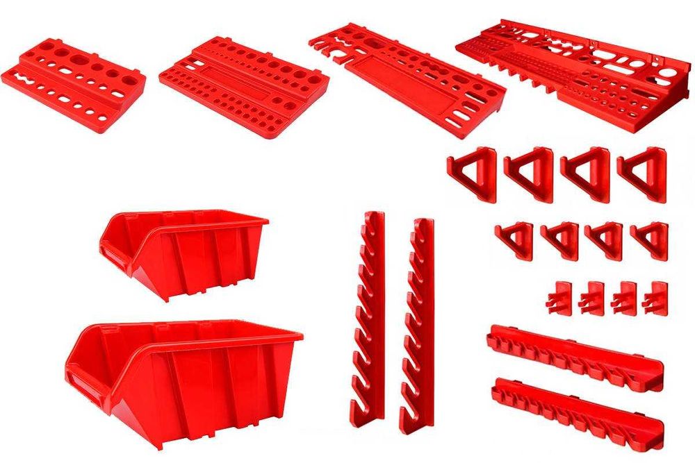 TABLICA WARSZTATOWA garażowa ścianka kuwety narzędziowa 78x173 cm