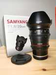 Obiektyw Samyang 20mm T1.9 ED AS UMC VDSLR Sony E