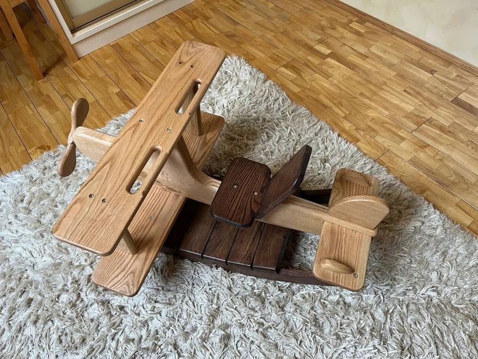 Літак гойдалка іграшки для дітей качалка