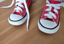Trampki Converse czerwone | rozmiar 24 | dziecięce | czyste