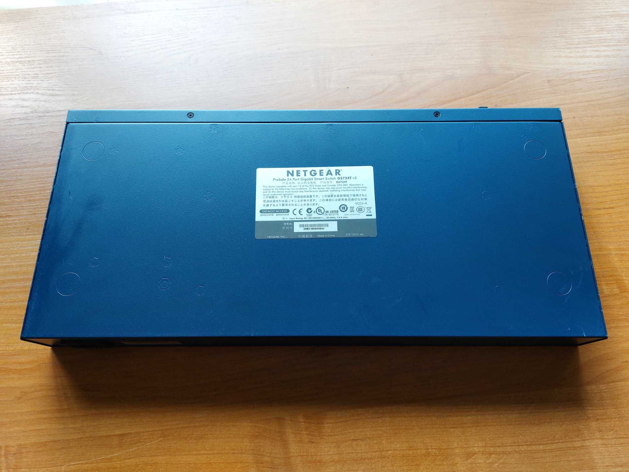 Switch Netgear GS724T V3 24x 10/100/1000Mb