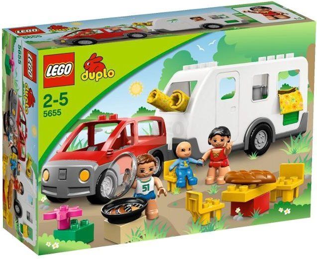 Lego duplo 5655 przyczepa auto z przyczepą kempingową kamper