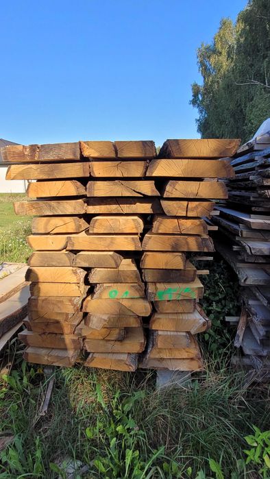 Dębowe bale 8cm grubości, 2m długości