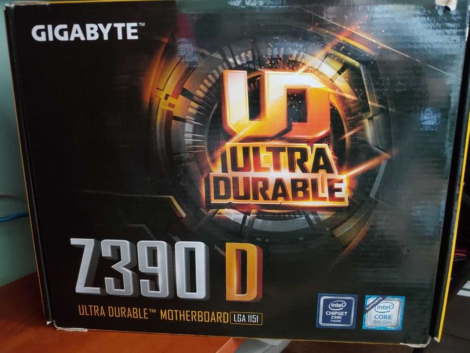Intel core i5-9600k + Gigabyte Z390 D + 2х8Gb DDR4 3200MHz