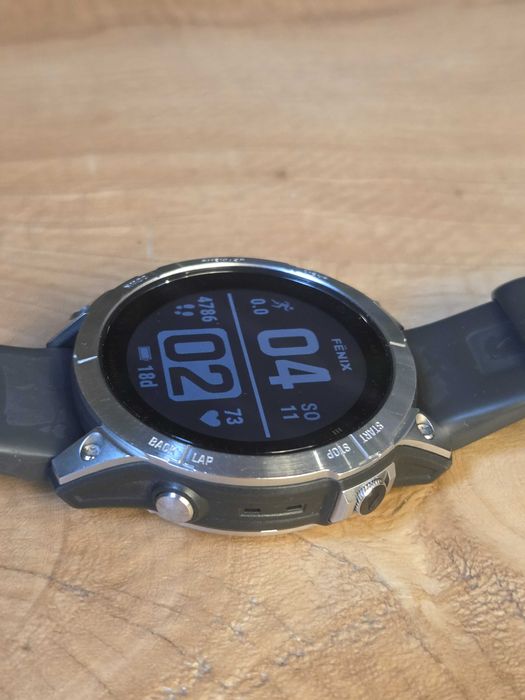 Smartwatch Garmin Fenix 7 Silver Zegarek Sportowy