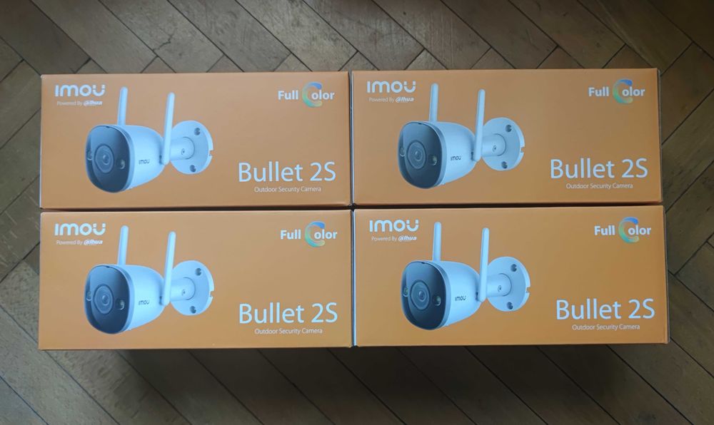 Kamera IP Imou Bullet 2S 4MP komplet 4 sztuk