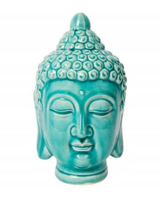 Budda głowa figurka rzeźba ceramika 20 cm nowa