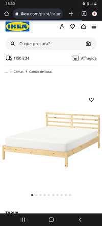 Cama casal IKEA TARVA