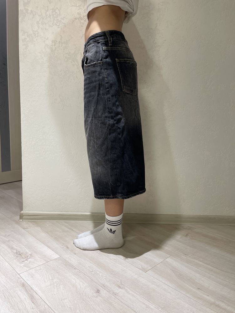 Шорты джинсовые Багги Bershka