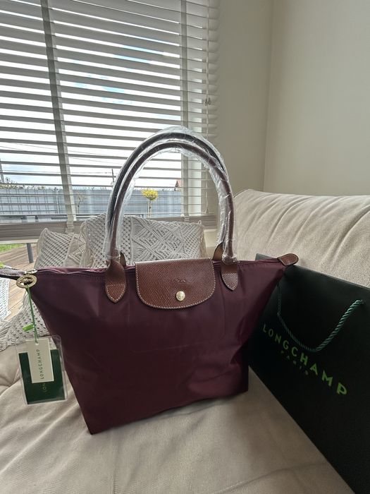 Torebka Longchamp Burgund L