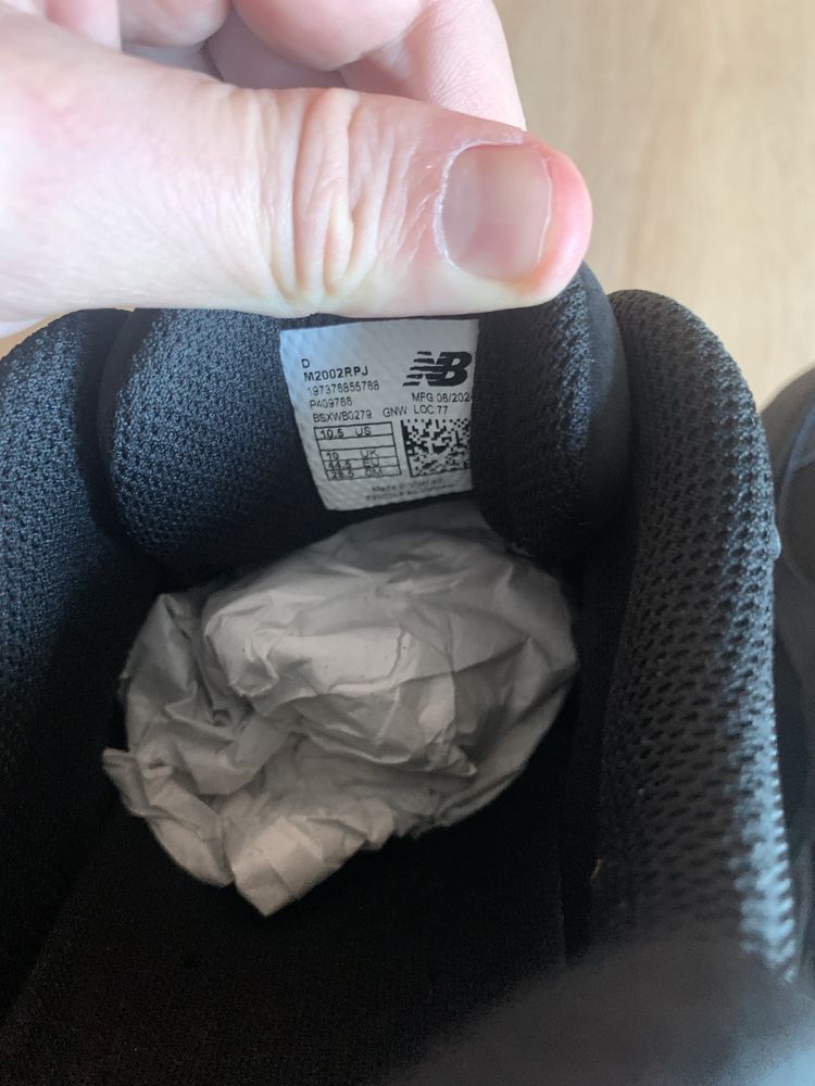 New Balance cordura 28.5 см| 44.5 | 10.5 US | оригінал black M2002RPJ
