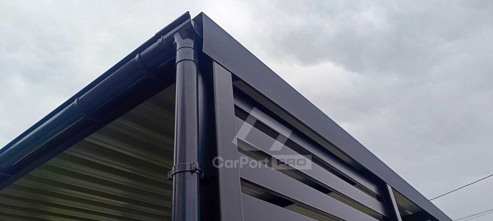 CarPort PREMIUM - wiata samochodowa 5x5  dodatkowa zabudowa  CP114
