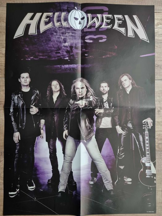 Metal Hammer 8/2017 - Accept, Plakaty: Vader i Helloween