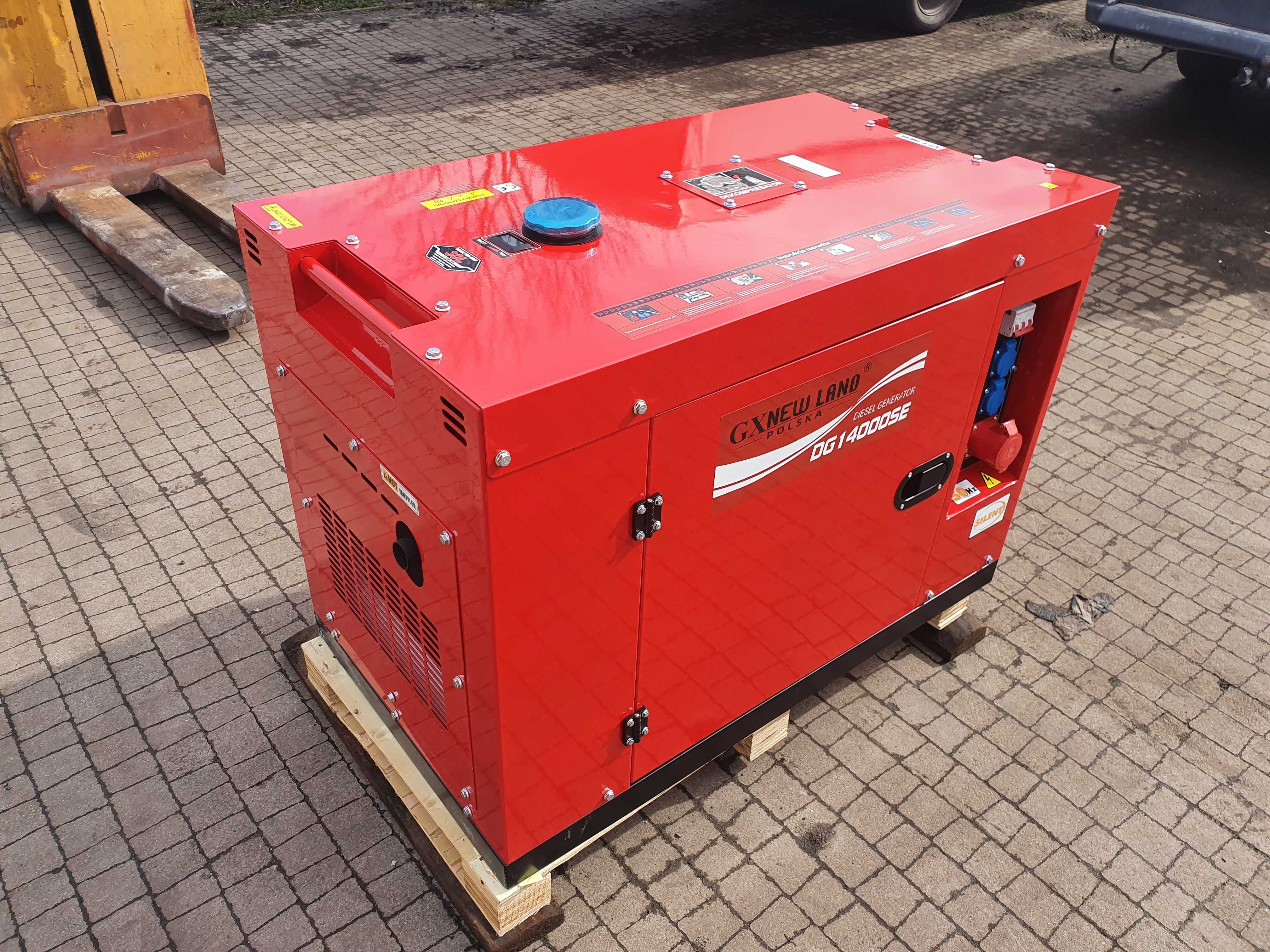 Agregat prądotwórczy 12.5 Kva Prawdziwa MOC! GX Polska Diesel 225 Kg