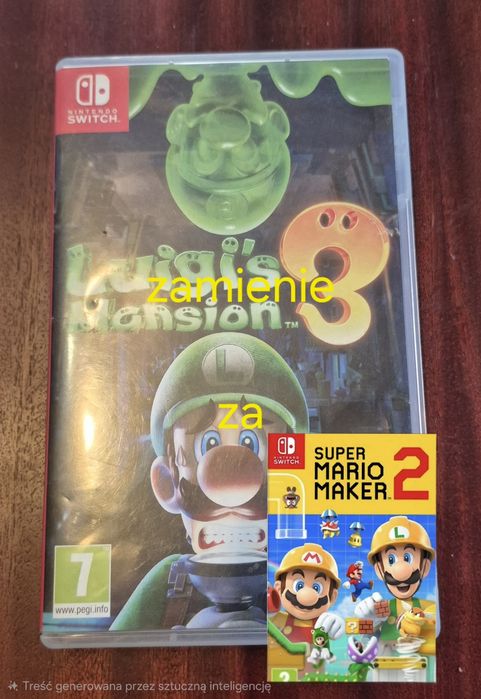 Zamienie gre nintendo swich