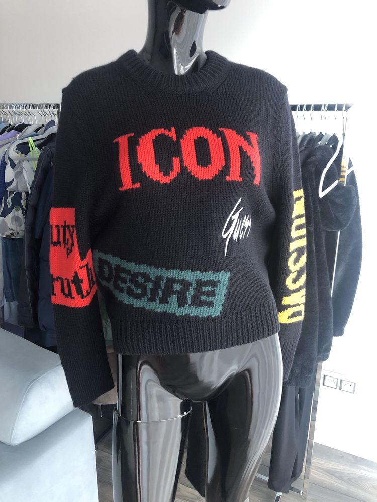 Guess sweter wełniany nowy ICON wersja limitowana xs