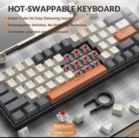 Механическая клавиатура беспроводная hot-swap + подарунок .