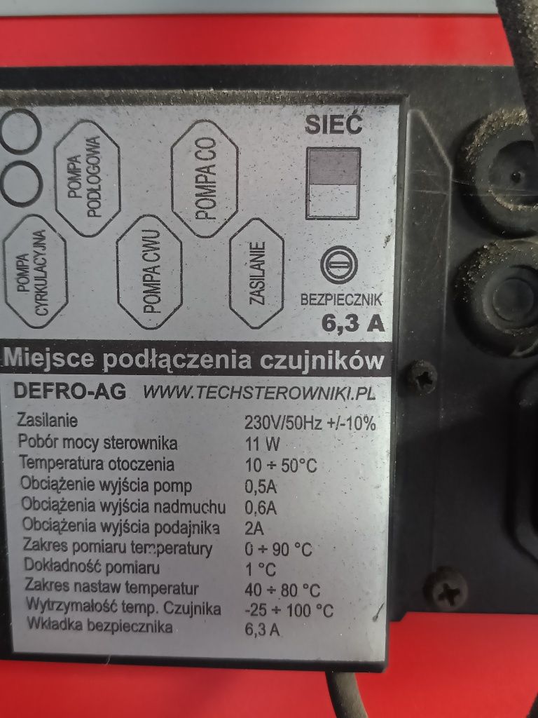 Części do pieca Defro Duo 35