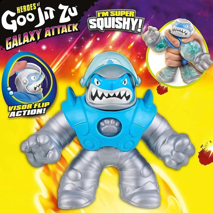 Фигурка тянучка Гуджитсу Акула атака Goo Jit Zu Galaxy Astro Thrash
