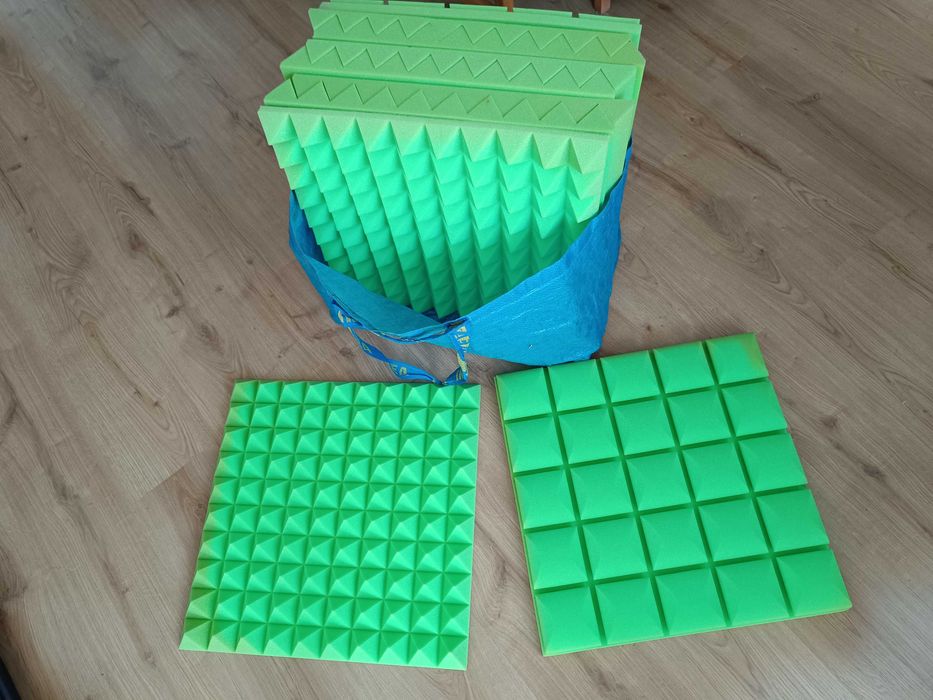 Panele akustyczne 50cm x 50cm, 10 szt. Nowe!