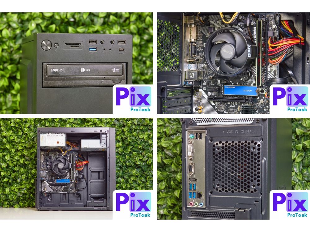 Stacjonarny Pix ProTask V8 AMD Ryzen 7 16GB DDR4 512GB SSD Win11 Pro