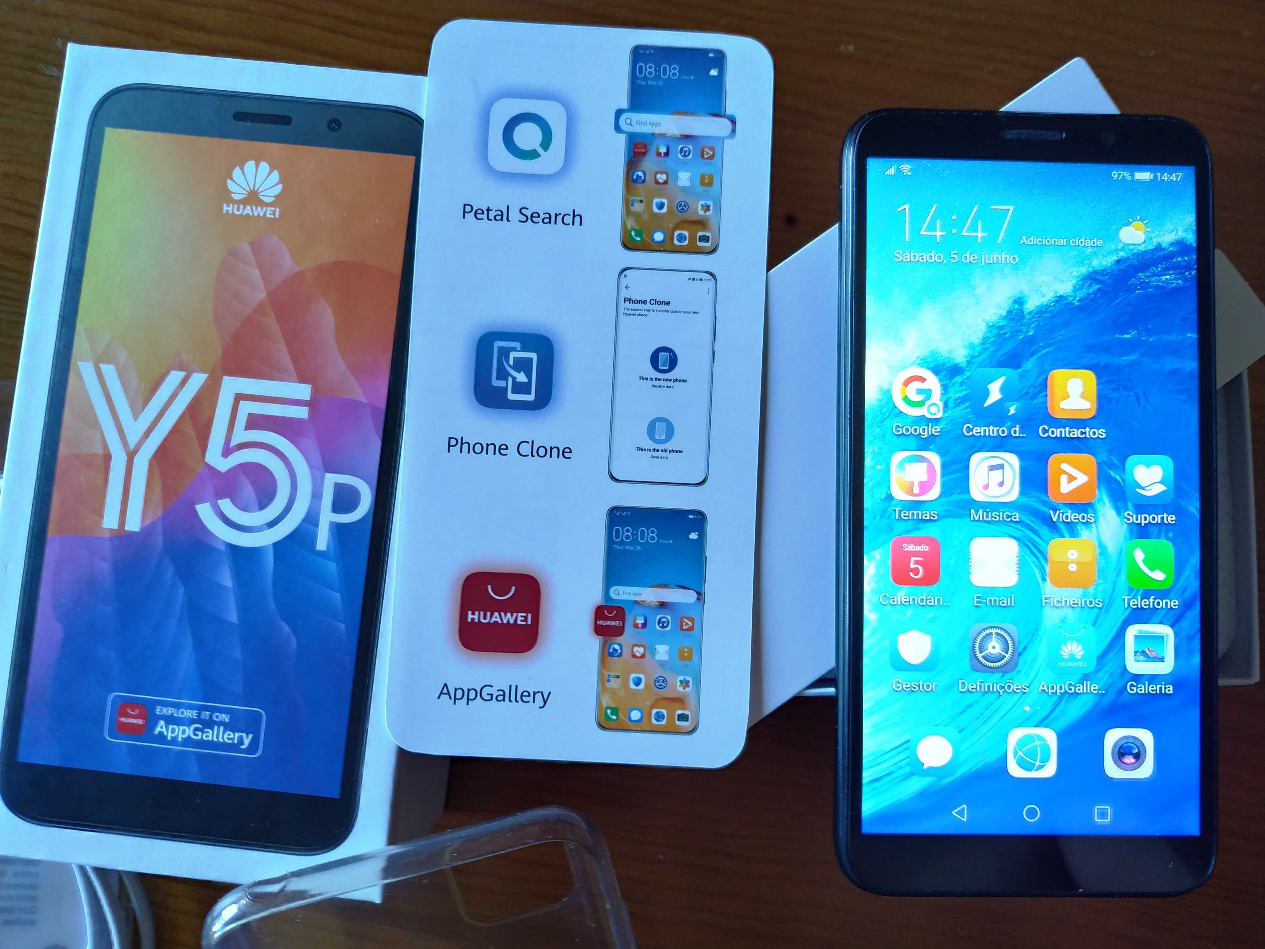 Smartphone Huawei Y5 P - Como novo
