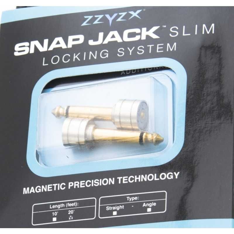 Kabel gitarowy ZZYZX Snap Jack#172 z odłączanymi jack'ami, p-p 6,1m