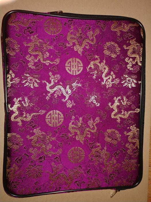 Чехол сумка для ноутбука в китайском стиле, Шелк, 36,5*28 см