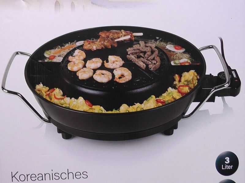 Grill koreański elektryczny 36cm 1800W