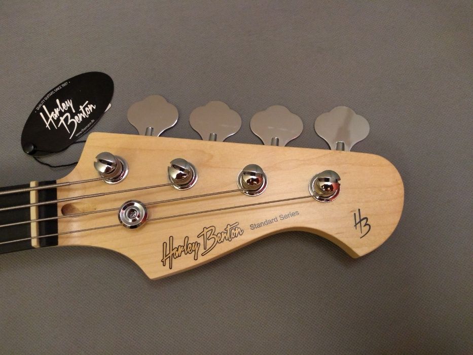 Harley Benton PB-20BK-gitara basowa-typ Precision Bass-NOWA-GWARANCJA