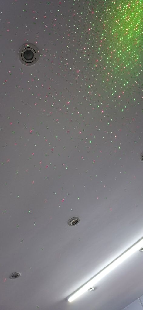 Projektor laser disco kropki pilot wielofunkcyjny