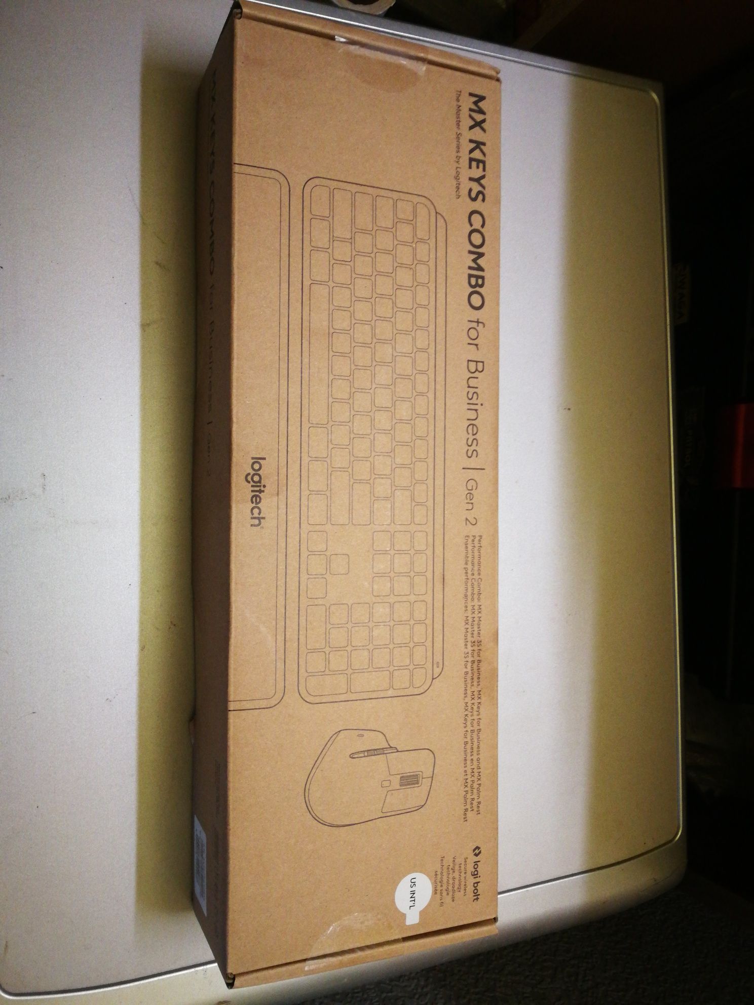 Nowy zestaw klawiatura + mysz Logitech Mx keys Combo for business ge
