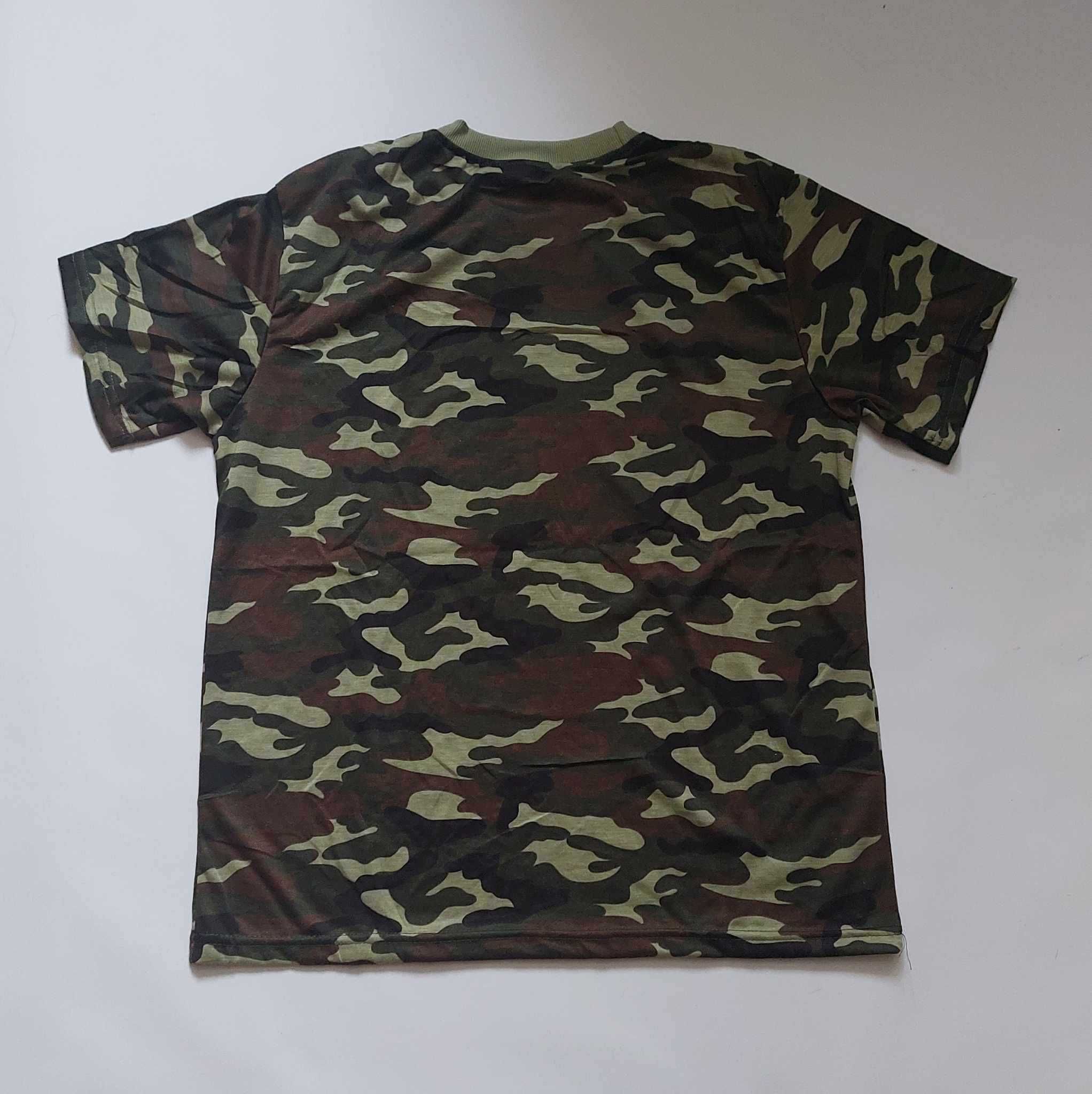 Koszulka męska T-shirt męski moro bawełna miły materiał r. M do 104 cm