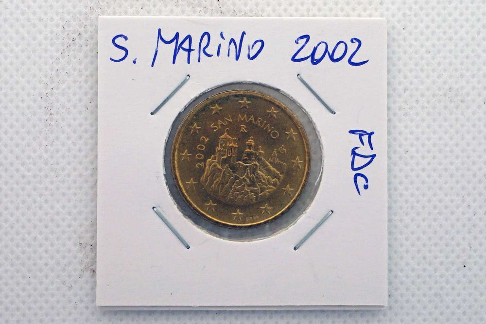 8 Moedas San Marino em FDC - 2002