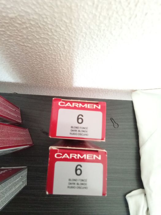 Tinta para cabelo Carmen da Eugene perma 6/6,60/6.64 e 0.66
