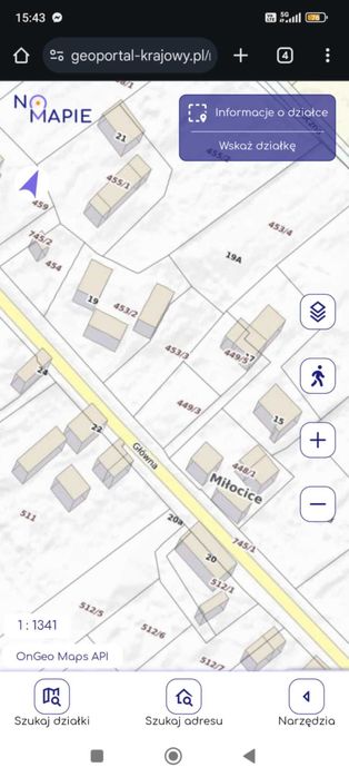 Działka budowlana 1021 m² – Miłocice, ogrodzona, wszystkie media