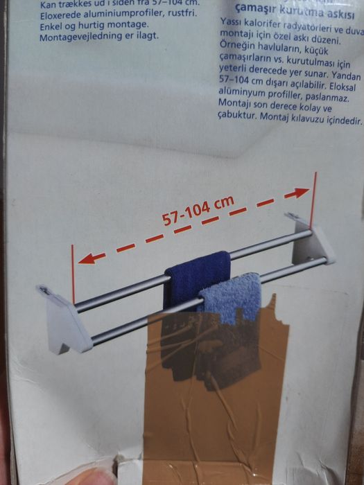 Teleskopowa suszarka na grzejnik Wenko