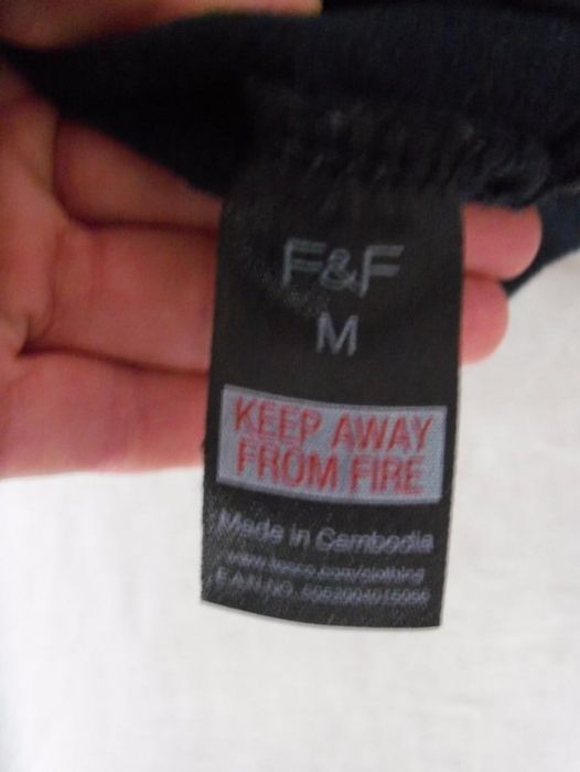 czarna sportowa młodzieżowa bluza z kapturem F&F,rozm.M,164-170