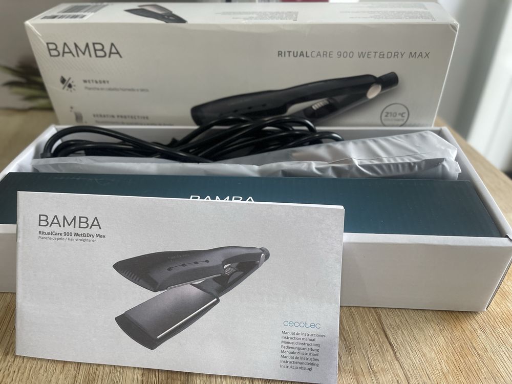 Prancha de Cabelo Bamba RitualCare 900 Wet&Dry Max
