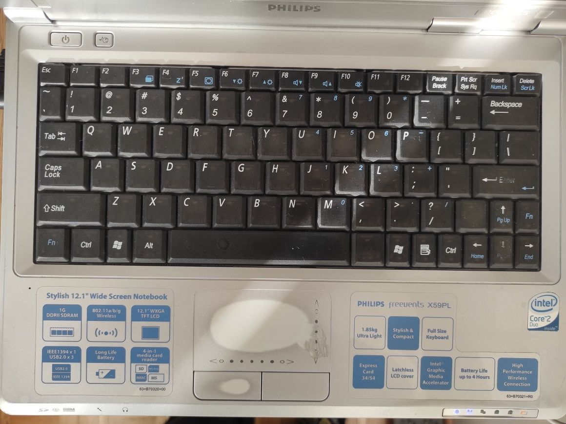 Unikat retro mini laptop PHILIPS do starych gier + GRATISY