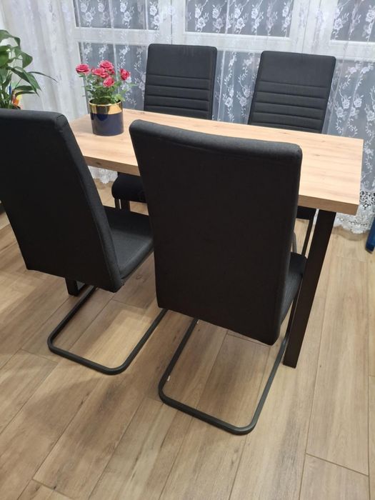 Stół do jadalni loft 120 cm